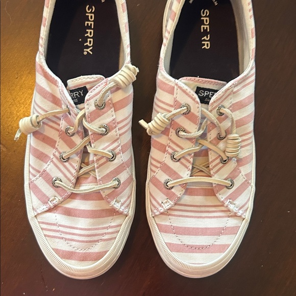 Sperry Women's Seacycle Crest Vibe Striped Rose Sneakers 8.5 - Picture 2 of 7